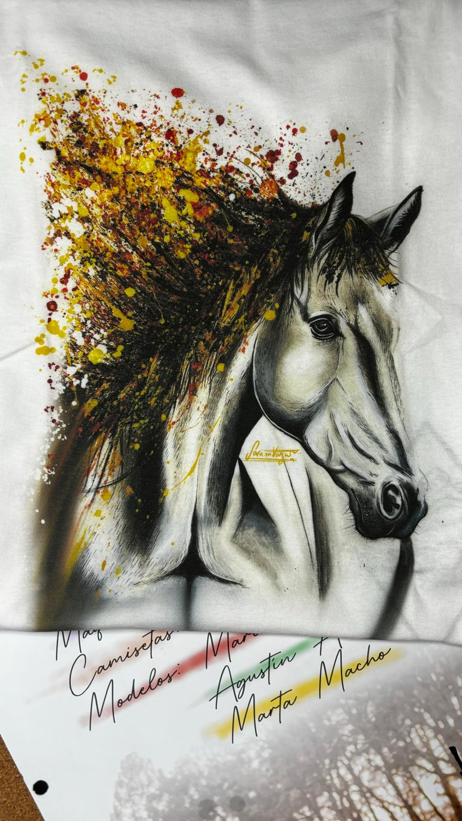 Camiseta manga corta Caballo