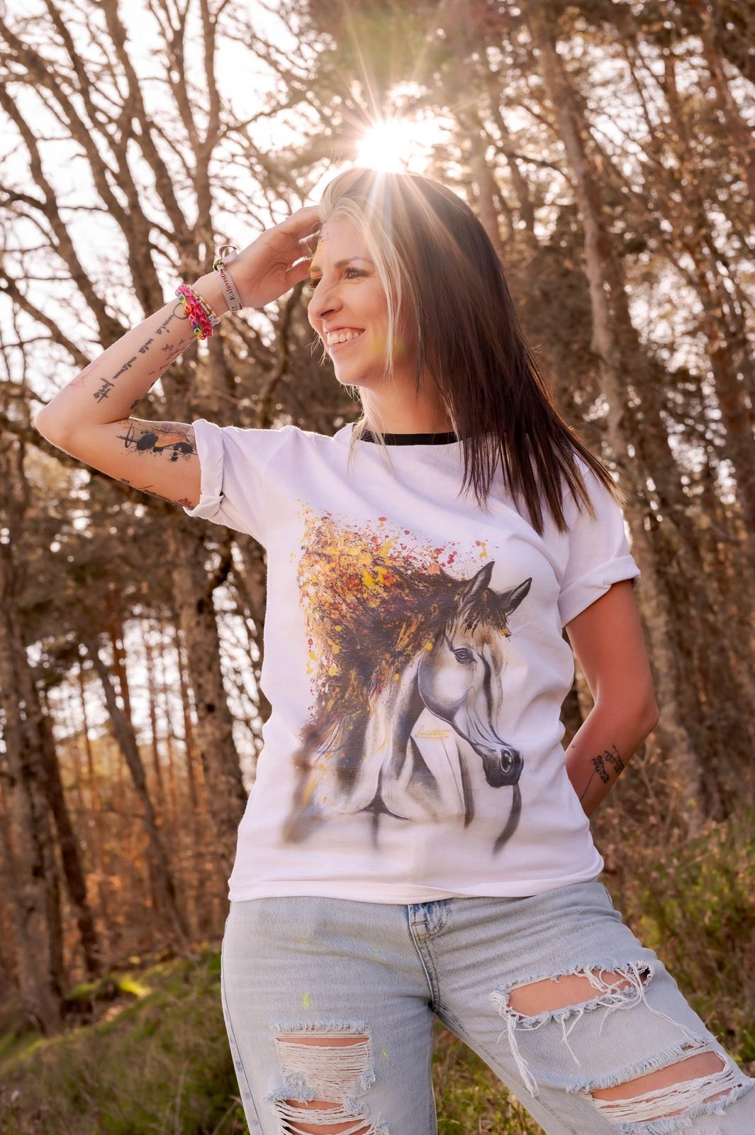 Camiseta manga corta Caballo