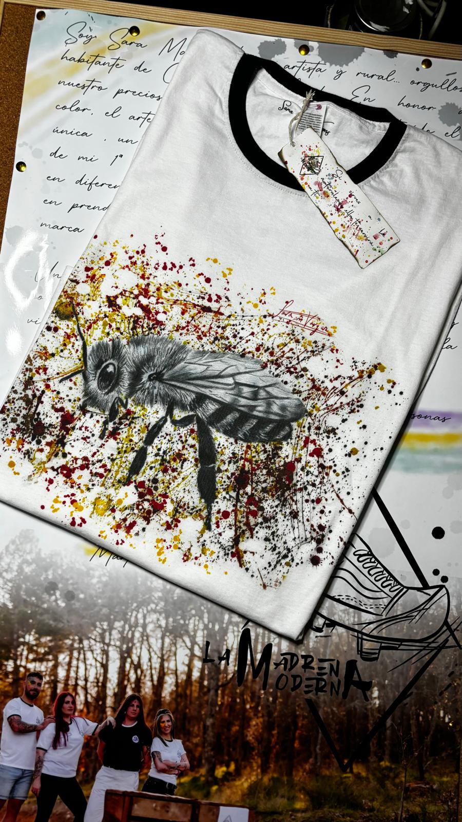 Camiseta manga corta Abeja