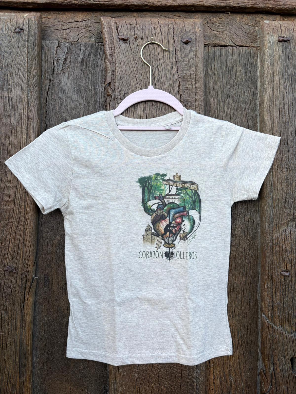 Camiseta niñ@s Corazón de Olleros