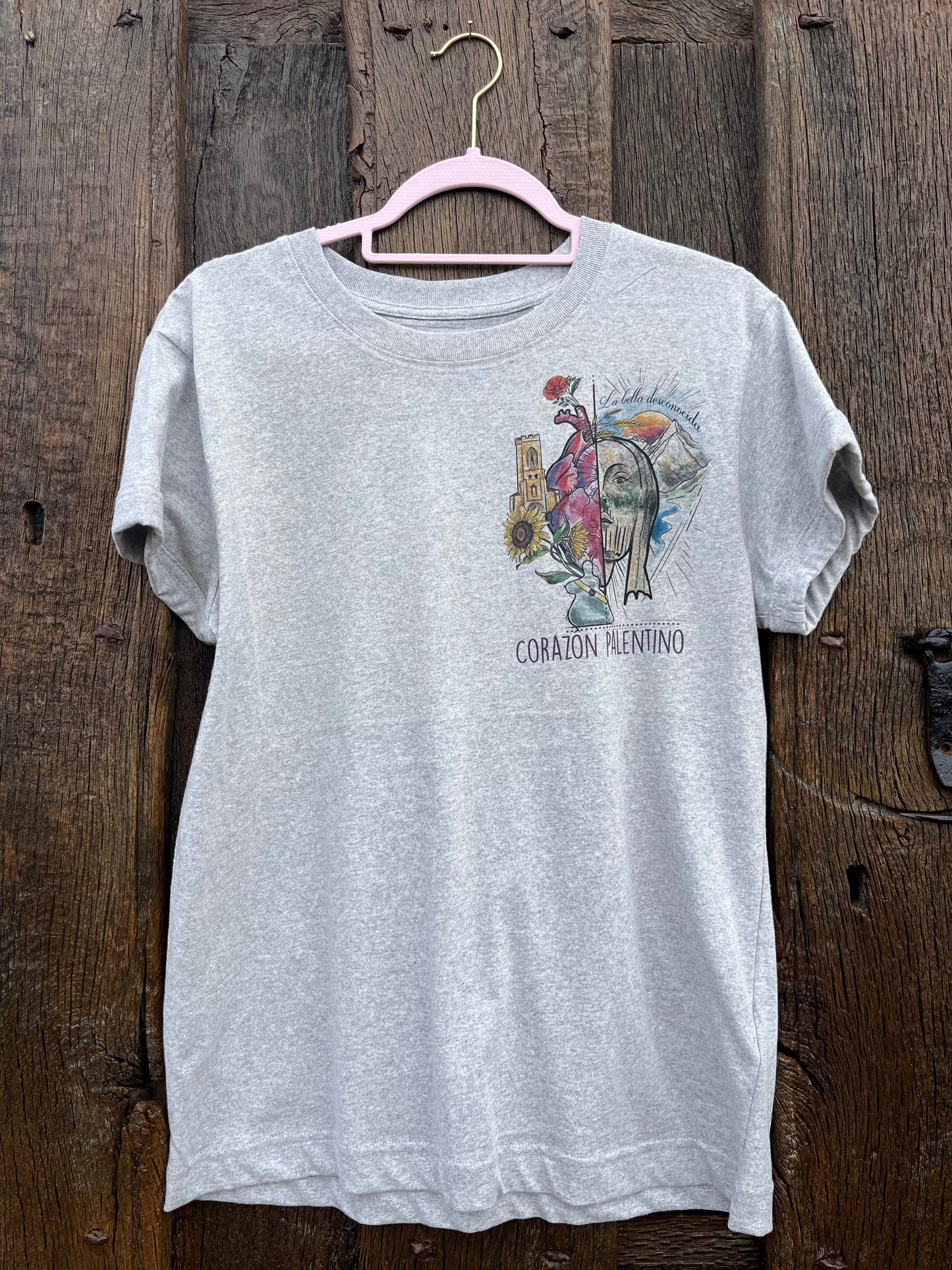 Camiseta con corazón palentino