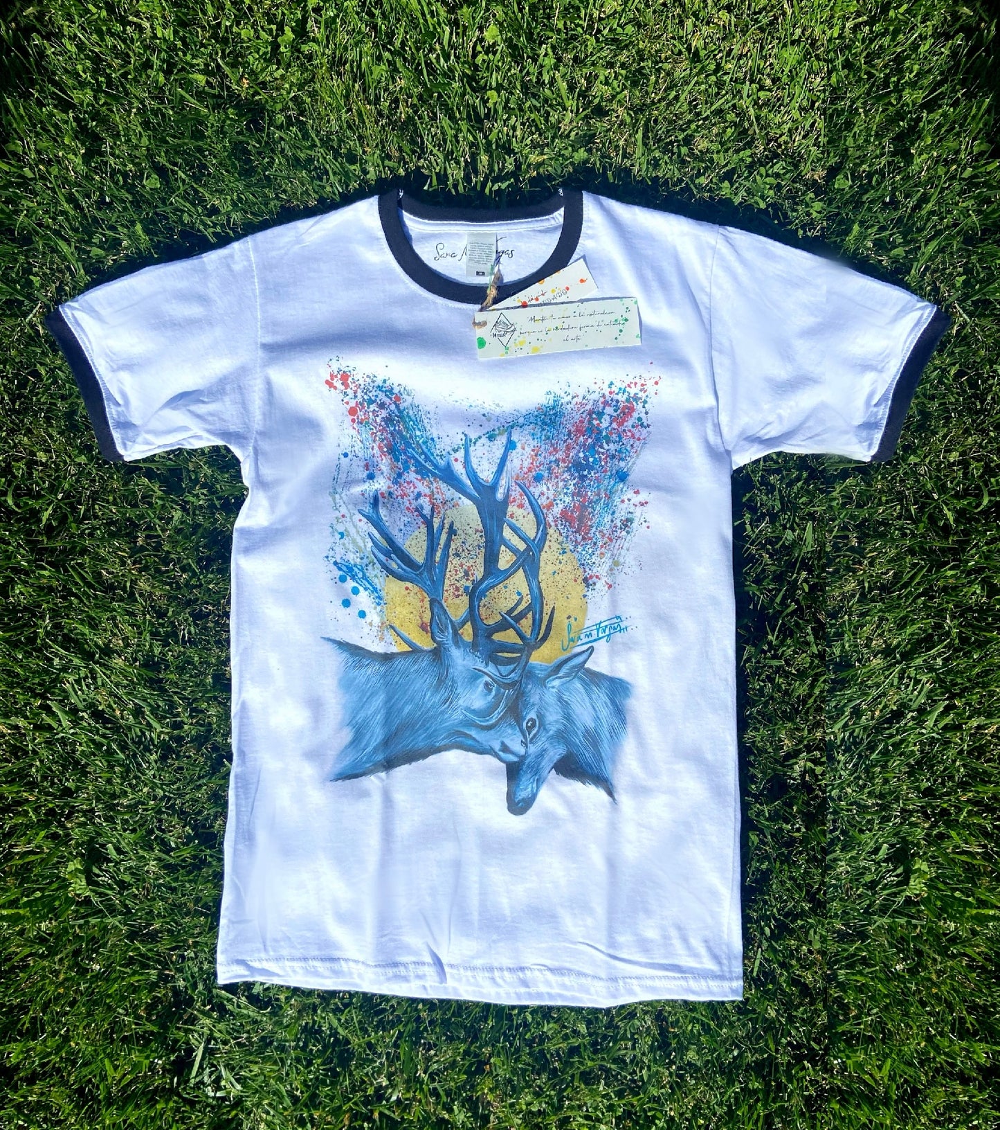 Camiseta de manga corta Lucha de Venados