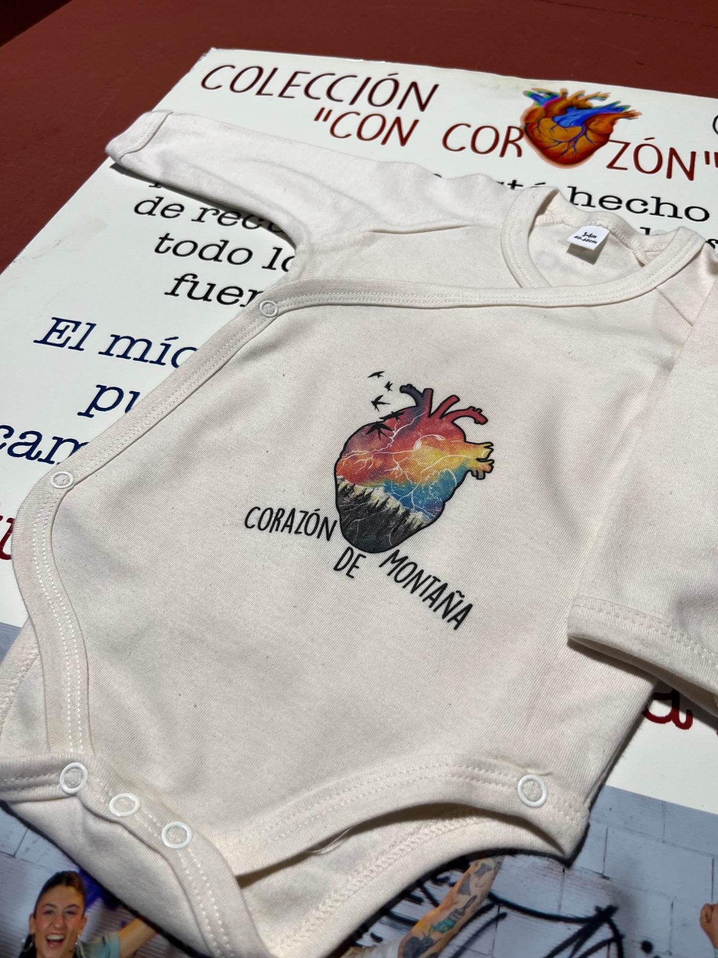 Body Kimono manga largo "Con Corazón"