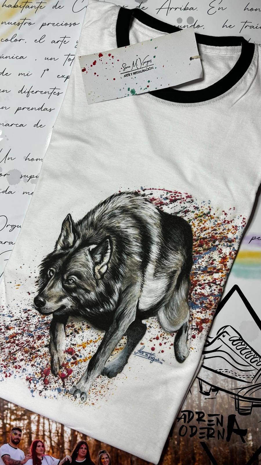Camiseta manga corta Lobo