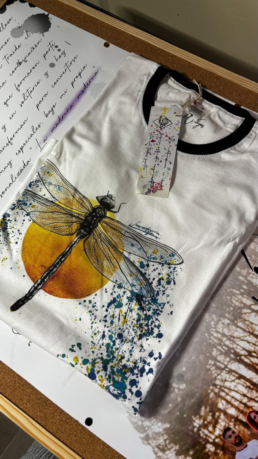 Camiseta manga corta Libélula