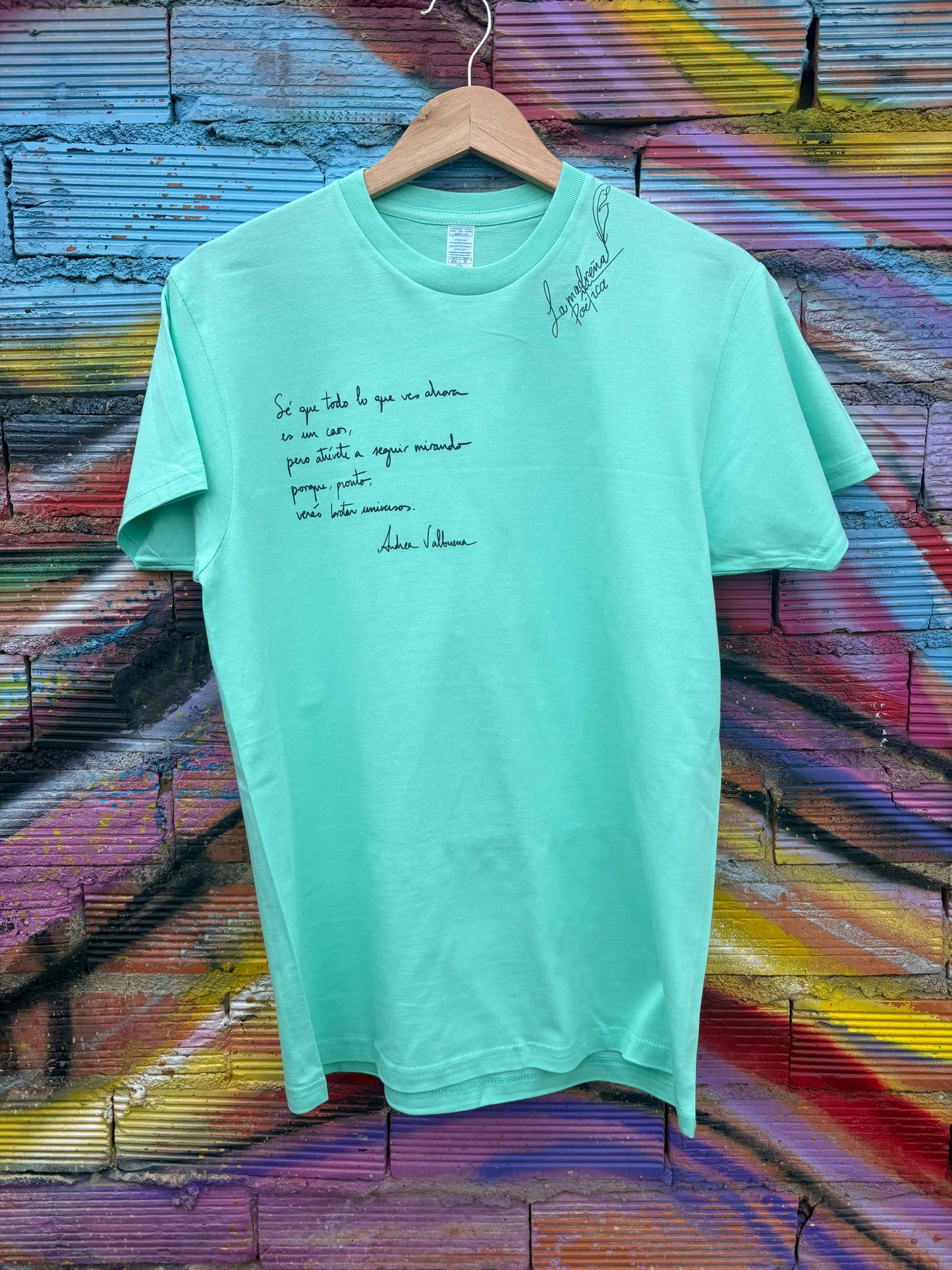 Camiseta Turquesa Universos