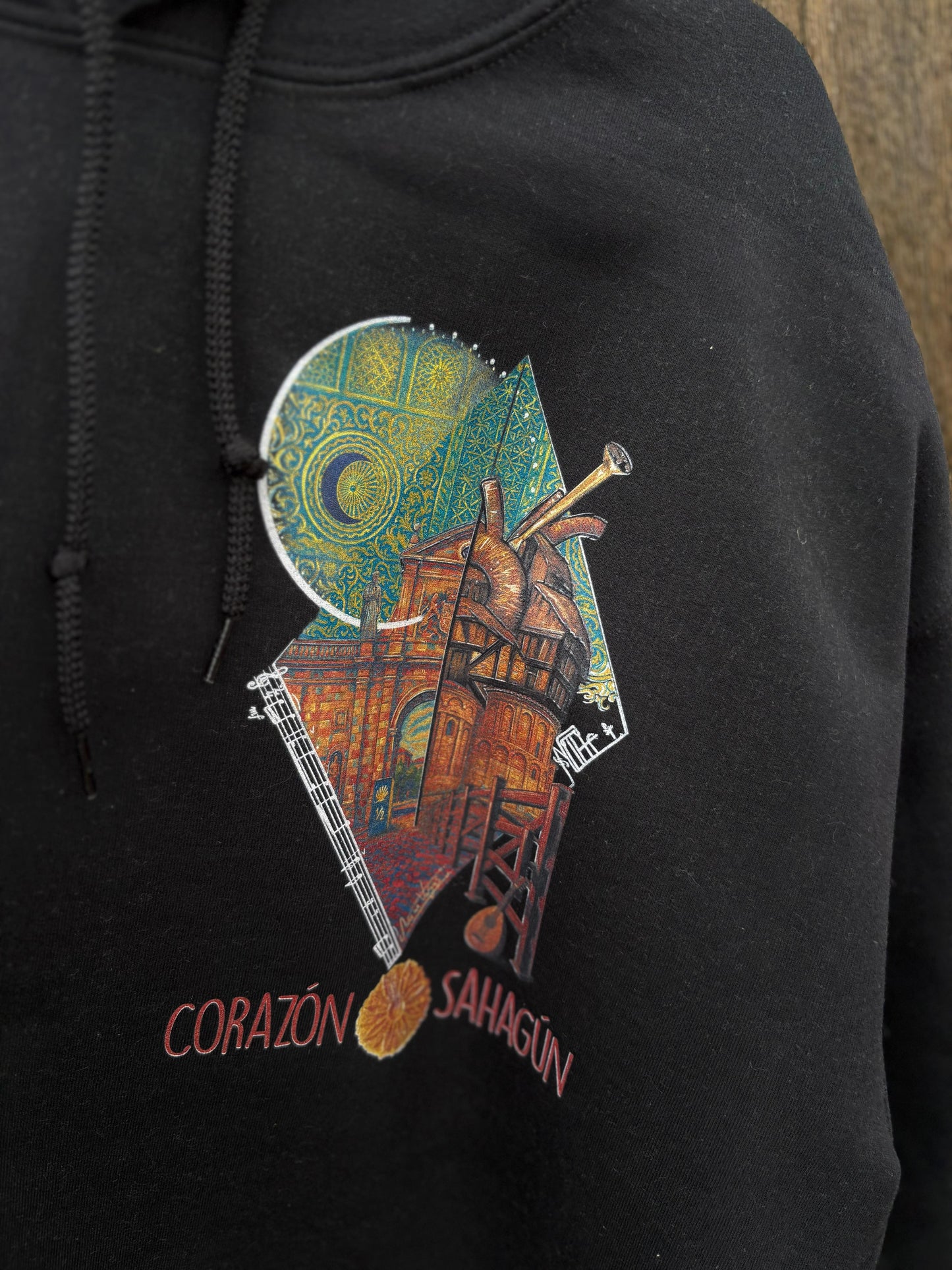 Sudadera con capucha Corazón de Sahagún