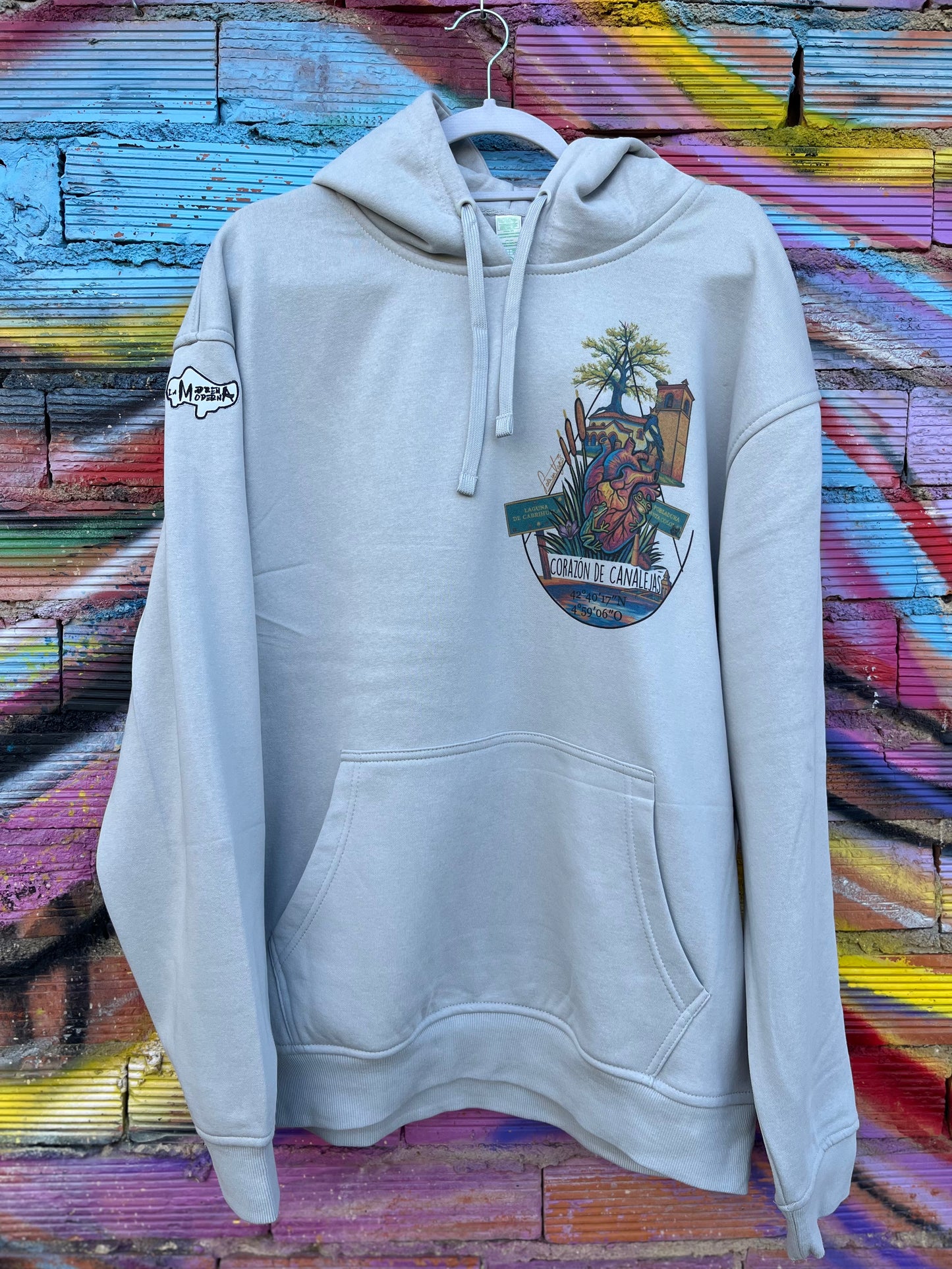 Sudadera Gris Corazón de Canalejas