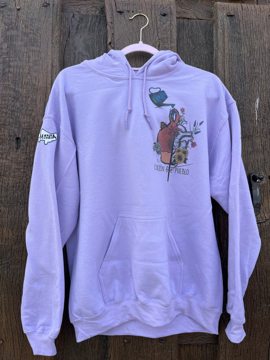 Sudadera Malva con Ilustración