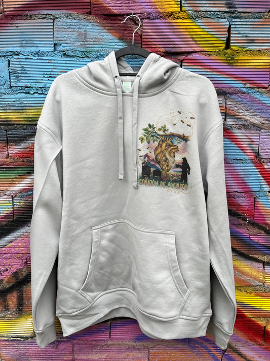 Sudadera Gris con Ilustración