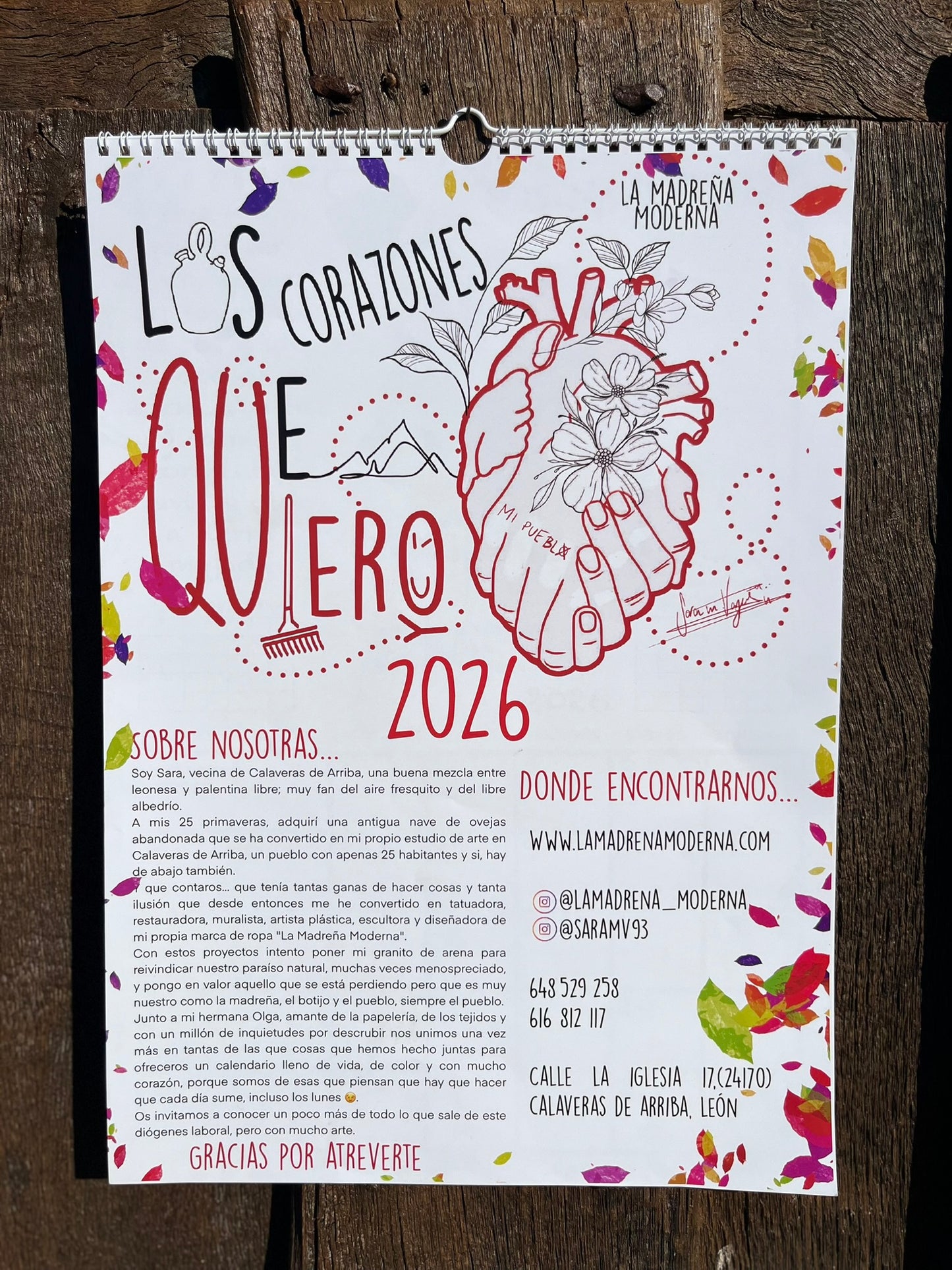 CALENDARIO CON CORAZÓN