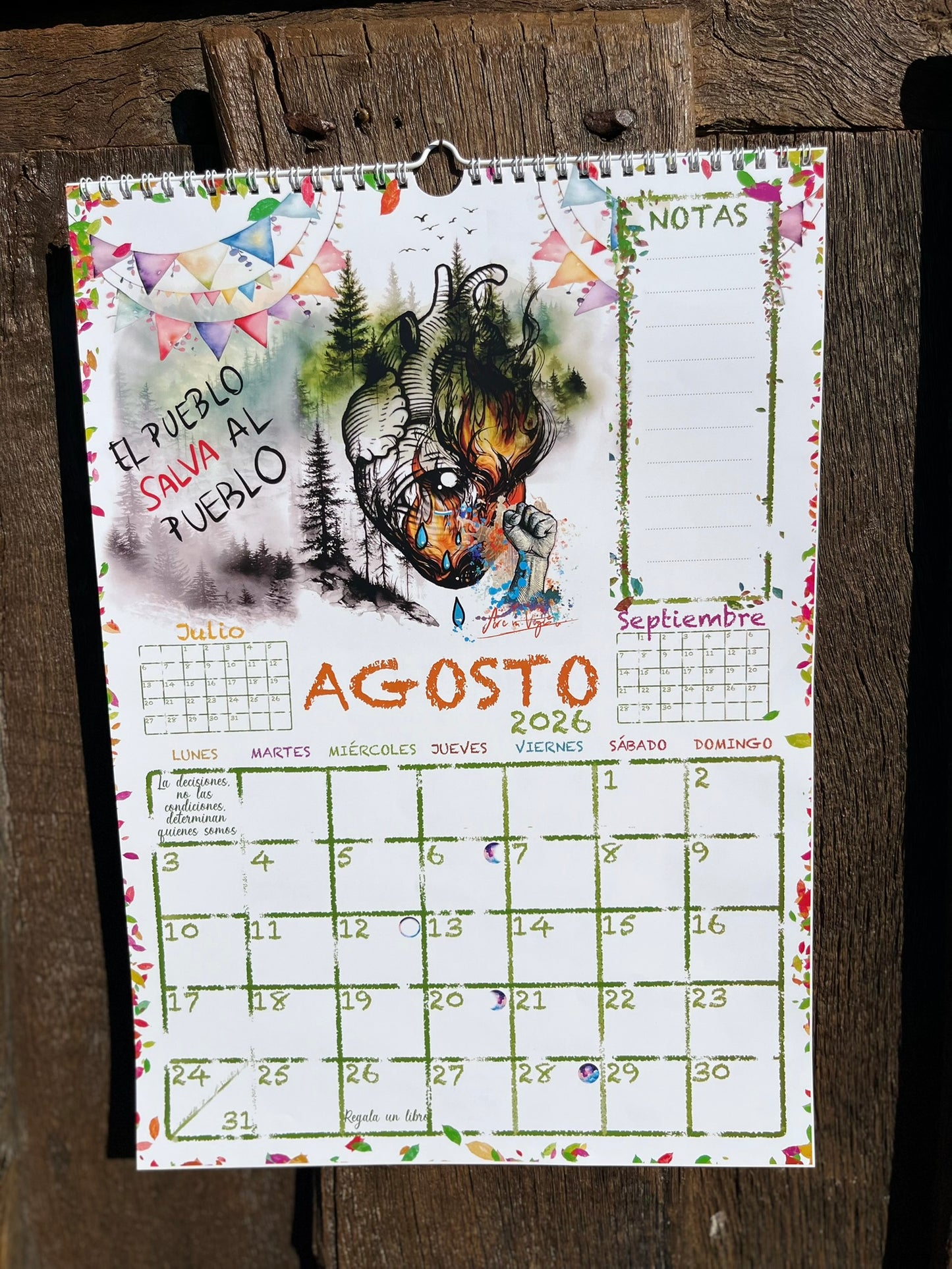 CALENDARIO CON CORAZÓN