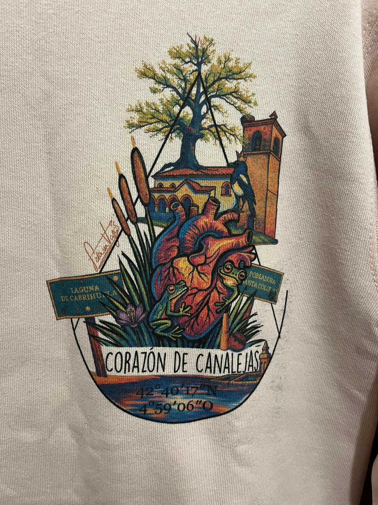 Sudadera con capucha Corazón de Canalejas