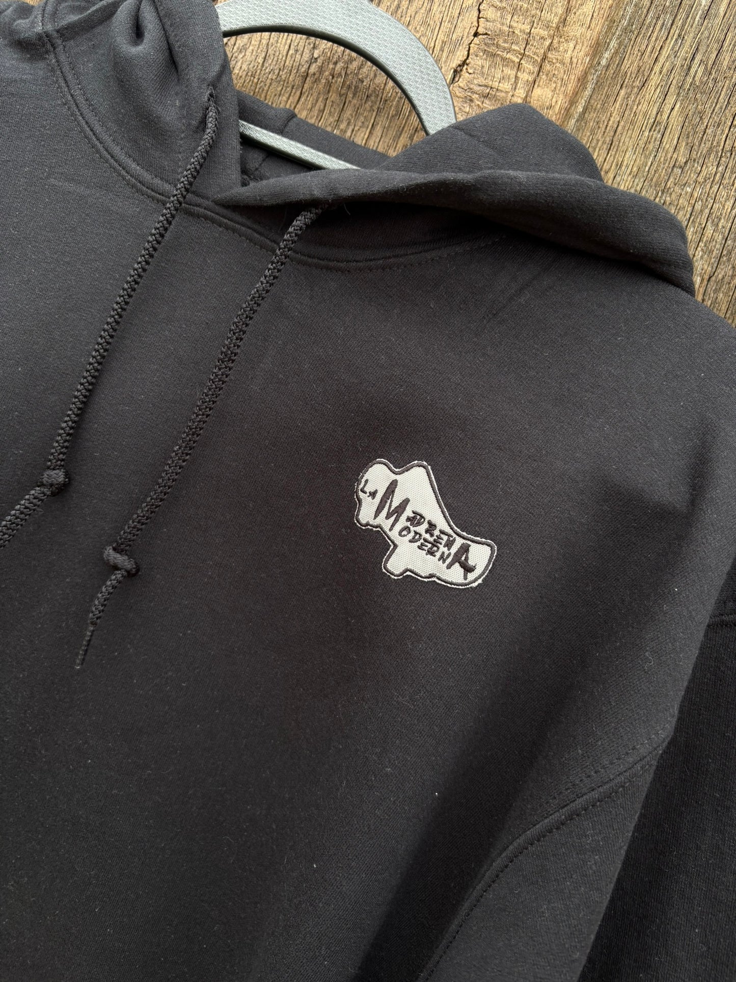 Sudadera negra con ilustración ROBE (GRANDE)