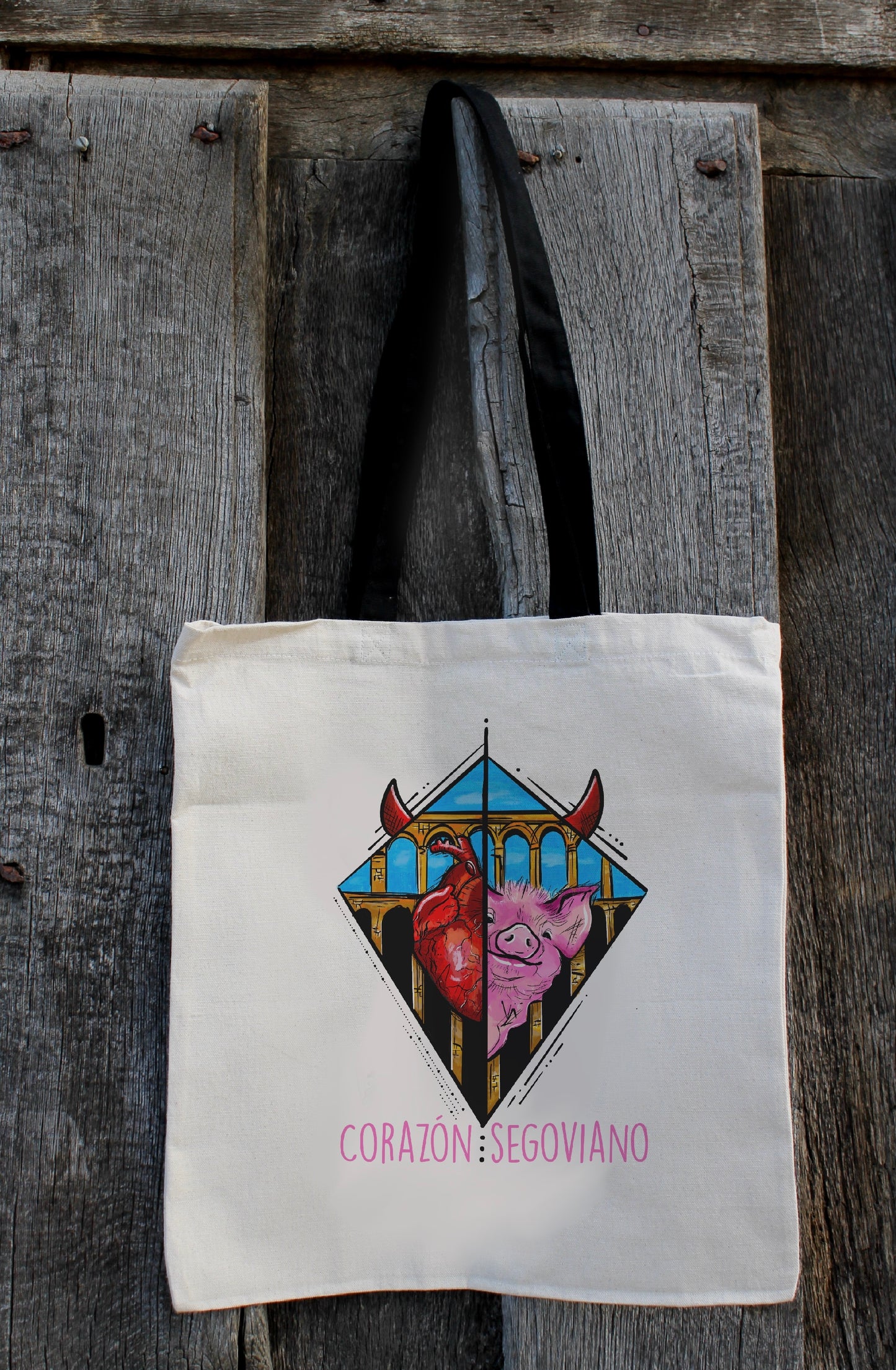 Tote Bag Con Corazón