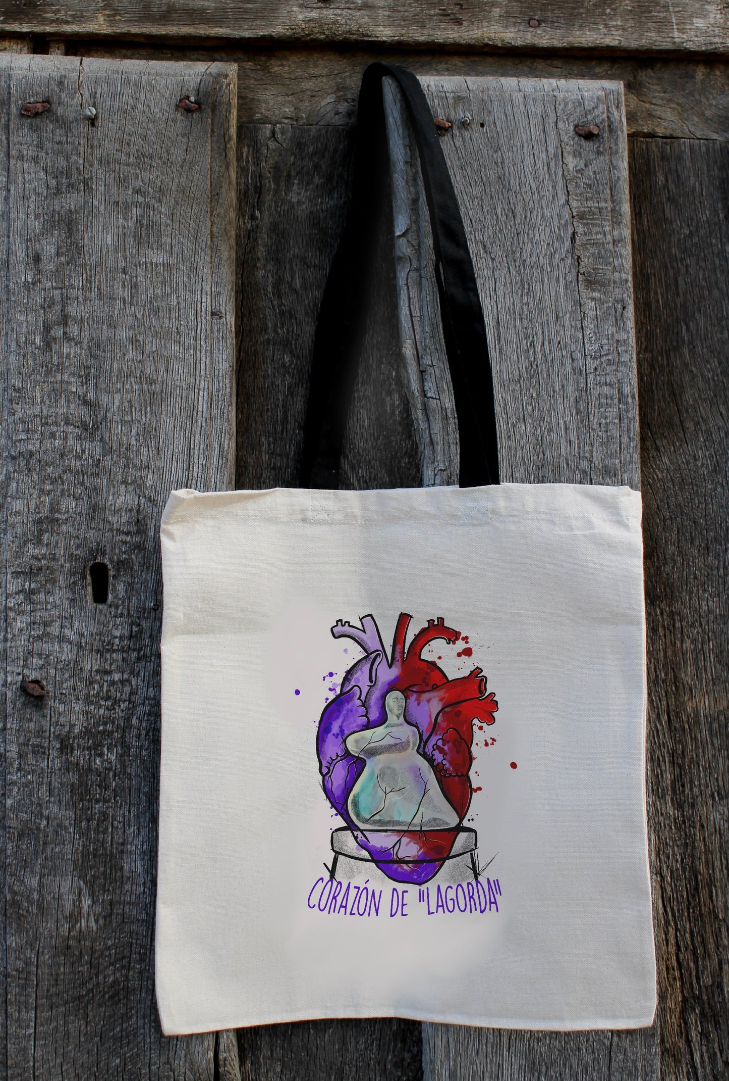 Tote Bag Con Corazón