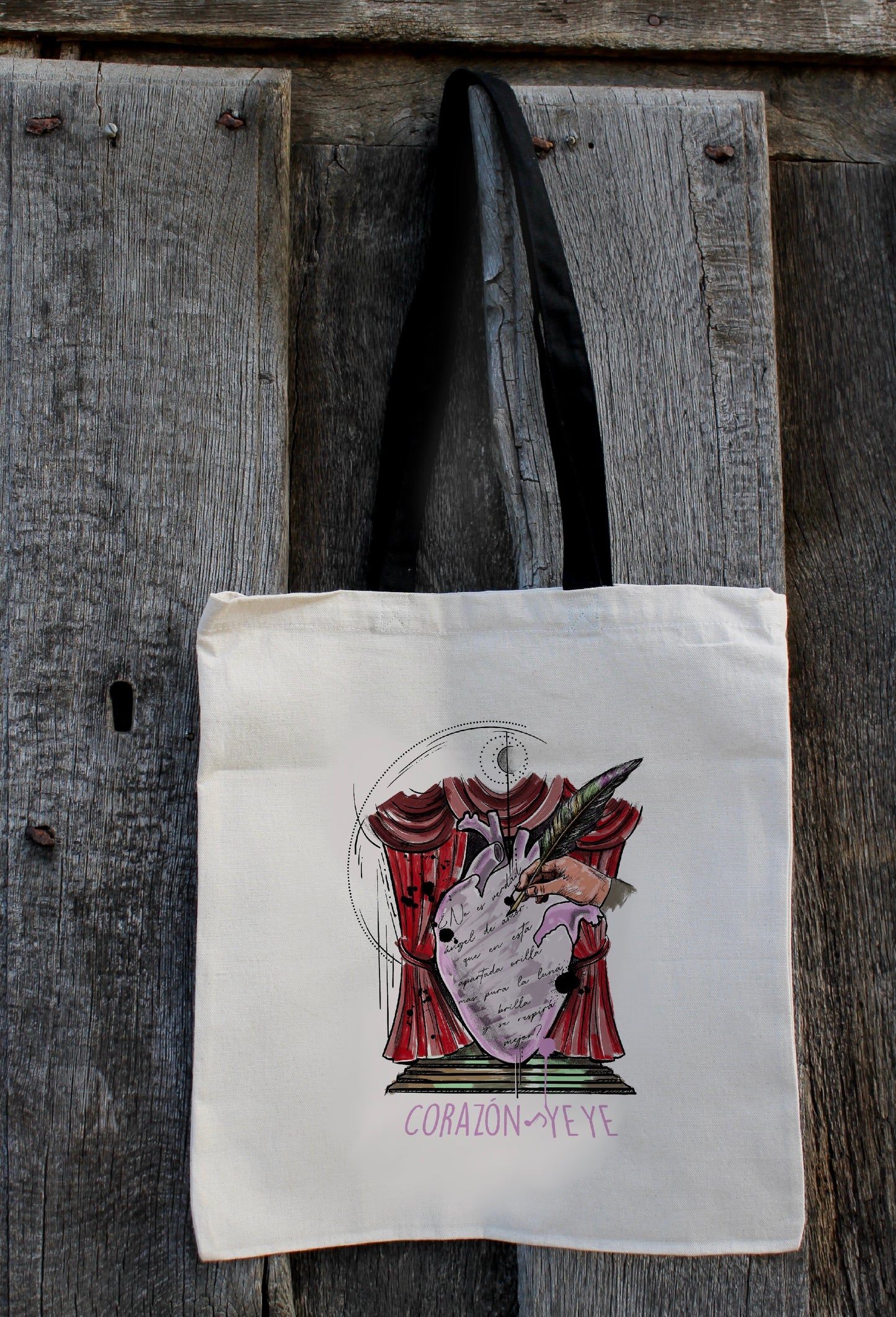 Tote Bag Con Corazón