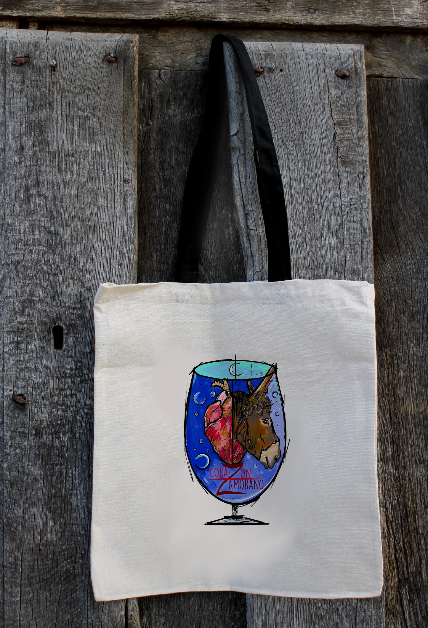 Tote Bag Con Corazón