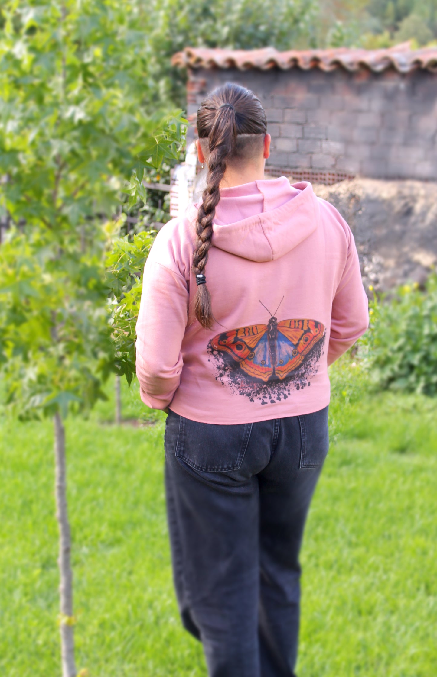 Sudadera rosa