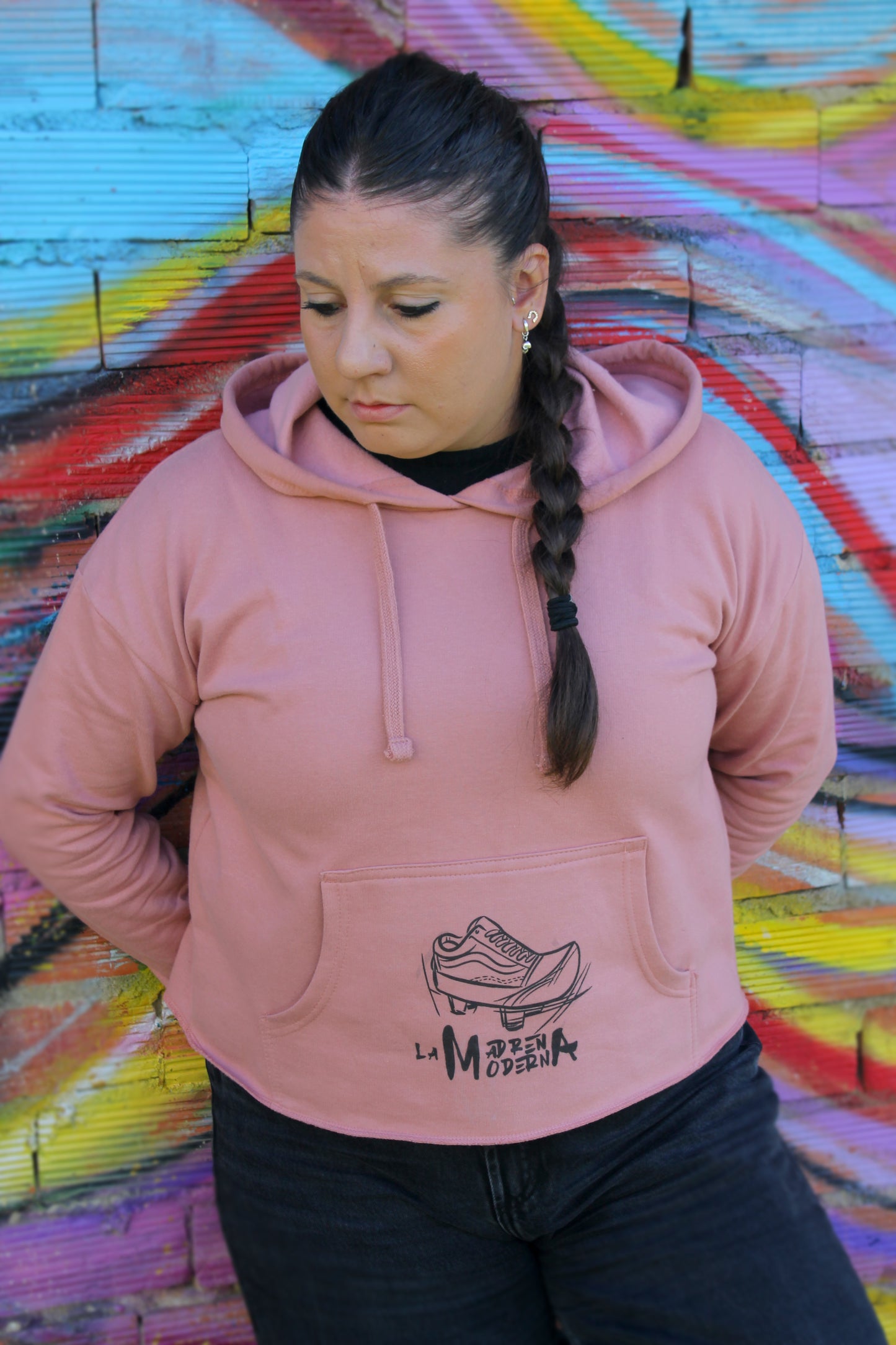 Sudadera rosa