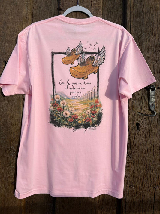 Camiseta Rosa Madreñas Aladas