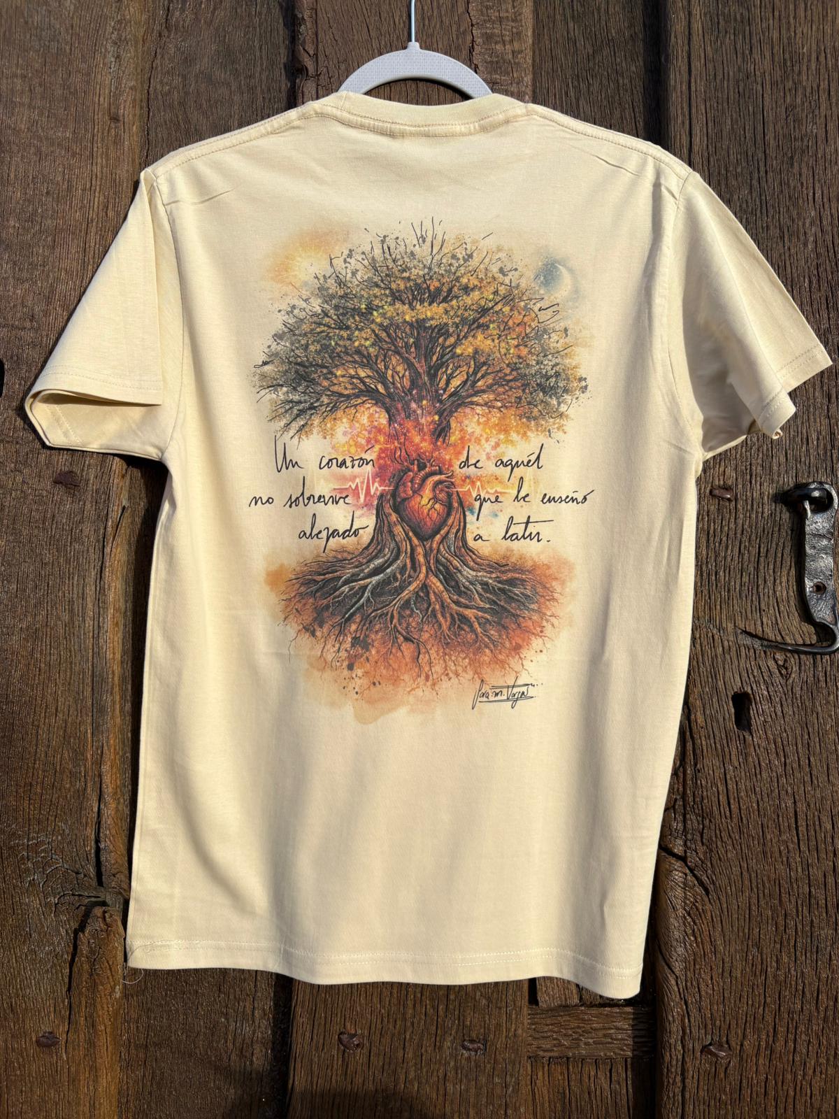 Camiseta Vainilla Árbol de la Vida