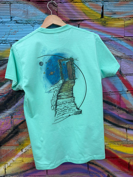 Camiseta Turquesa Universos